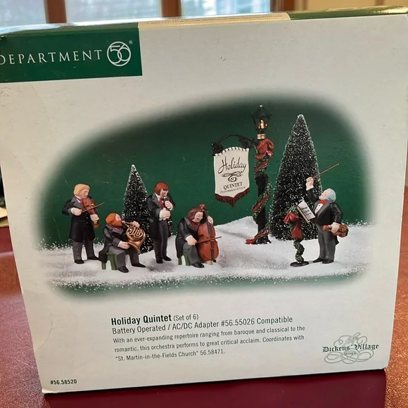 🎄Department 56 Dickens Village holiday quintet ￼ - Picture 3 of 4